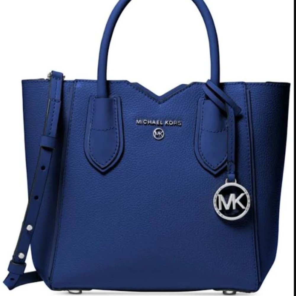 Michael Kors Mae Small Messenger - Sapphire Blue